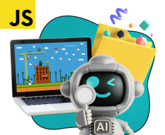 Язык программирования JavaScript + AI. Проектное обучение + геймификация + AI-помощники - КИБЕРшкола программирования для детей, компьютерные курсы для школьников, начинающих и подростков - KIBERone г. Северодвинск