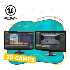 Unreal Engine 4. Игровой движок - КИБЕРшкола программирования для детей, компьютерные курсы для школьников, начинающих и подростков - KIBERone г. Северодвинск