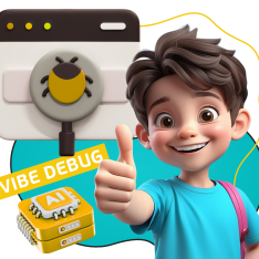 Тестирование & Vibe Debug. Охотники за багами - КИБЕРшкола программирования для детей, компьютерные курсы для школьников, начинающих и подростков - KIBERone г. Северодвинск