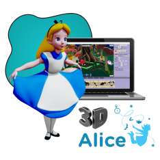 Alice 3d - КИБЕРшкола программирования для детей, компьютерные курсы для школьников, начинающих и подростков - KIBERone г. Северодвинск