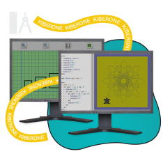 Исполнители чертежник и черепашка - КИБЕРшкола программирования для детей, компьютерные курсы для школьников, начинающих и подростков - KIBERone г. Северодвинск