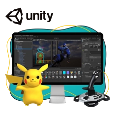 Мир игр на Unity 2D на популярном движке + AI-помощники - КИБЕРшкола программирования для детей, компьютерные курсы для школьников, начинающих и подростков - KIBERone г. Северодвинск