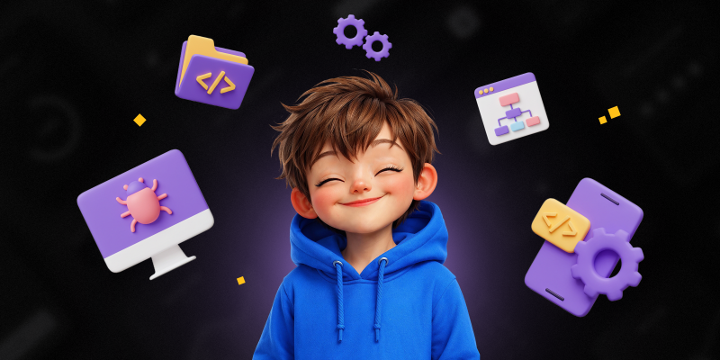 Идеальный сайт с нуля: код, дизайн и AI-помощник - КИБЕРшкола программирования для детей, компьютерные курсы для школьников, начинающих и подростков - KIBERone г. Северодвинск